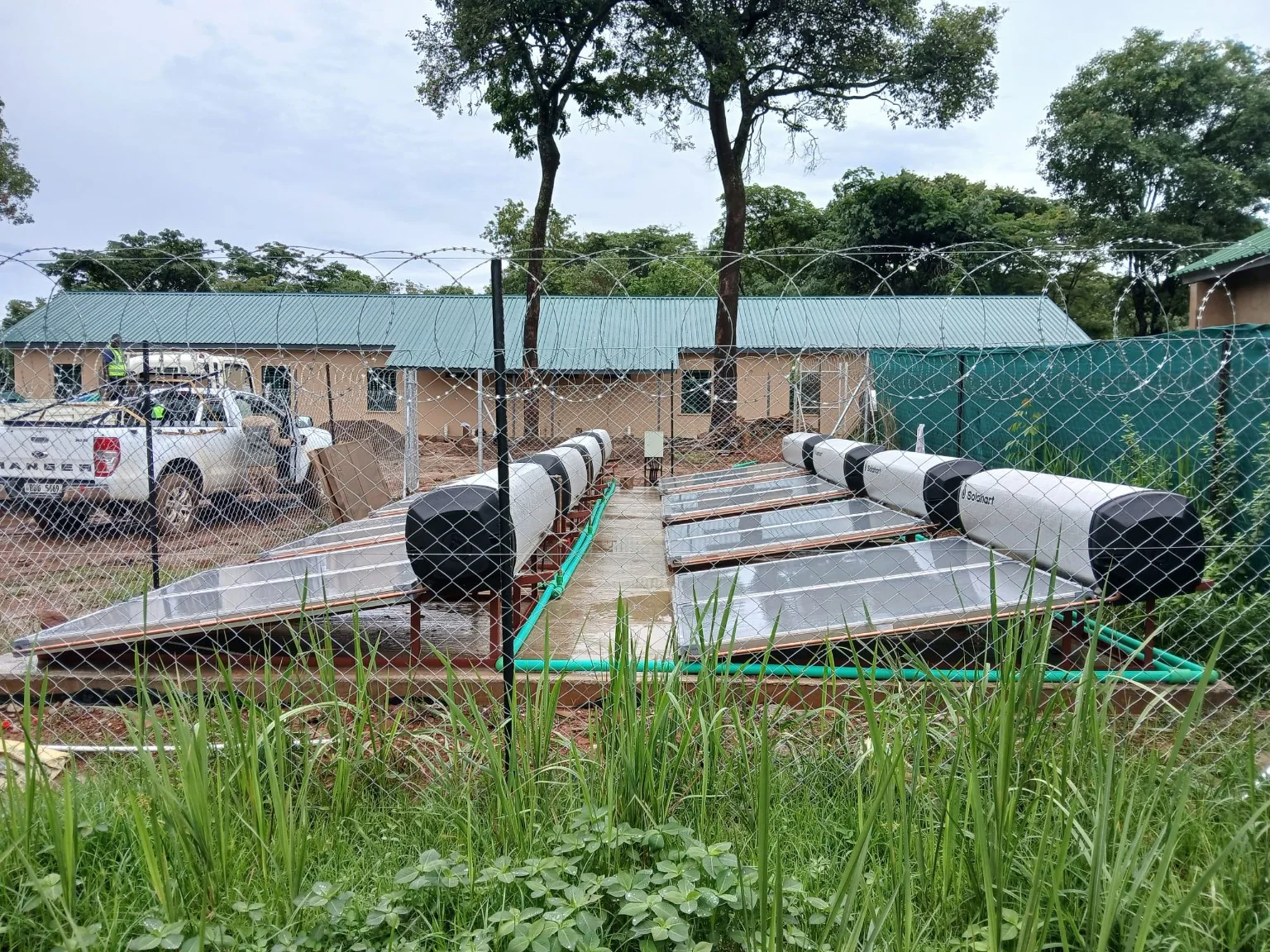 Distributed Solahart installation at a First Quantum education facility