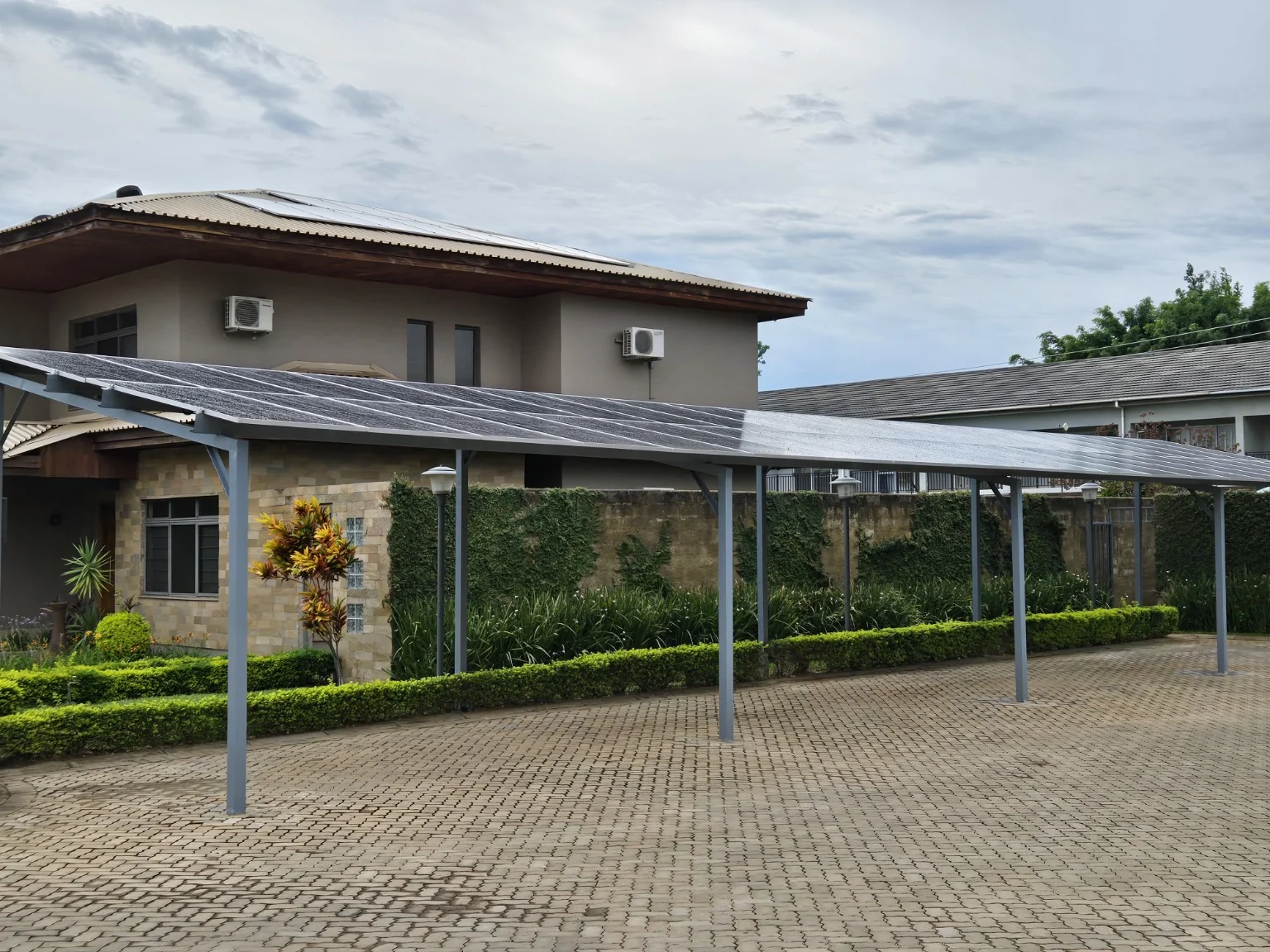Solar carport at One Sunningdale