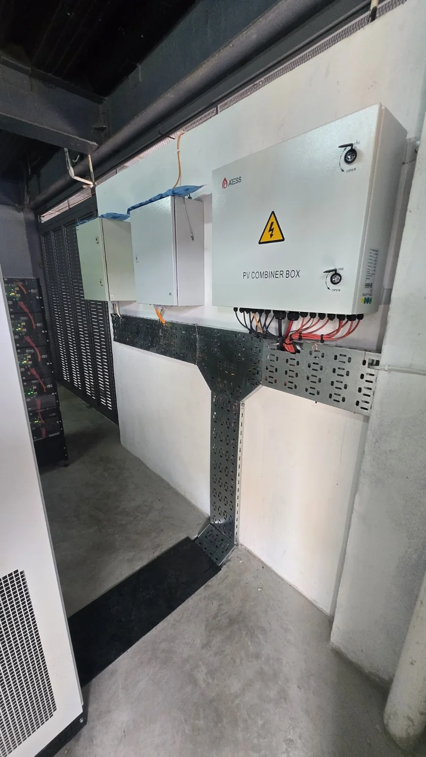 ATESS PV combiner and battery equipment at Prudential